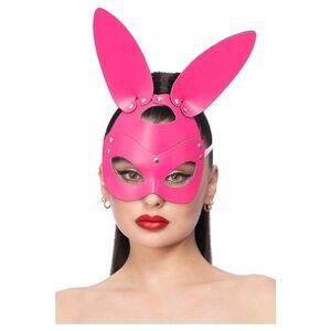 Fever Womens/Ladies Rabbit Faux Leather Mask / Pink
